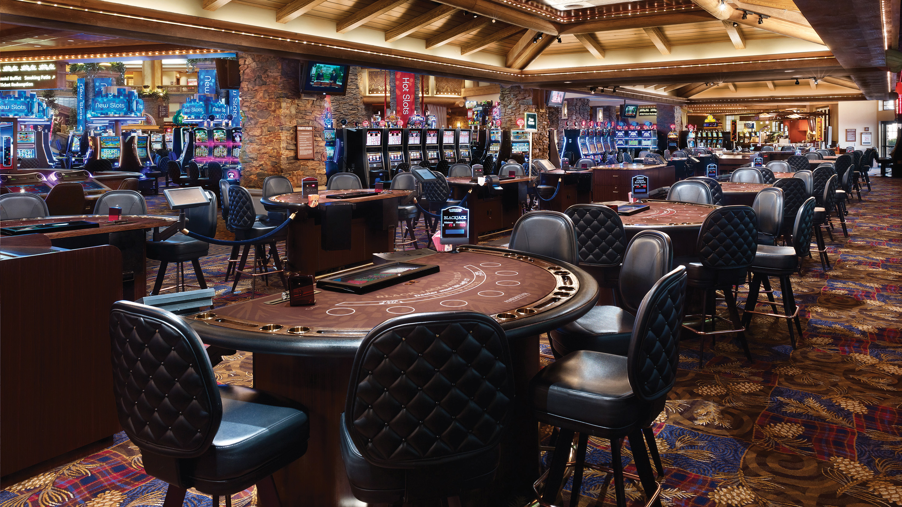 table games on casino floor