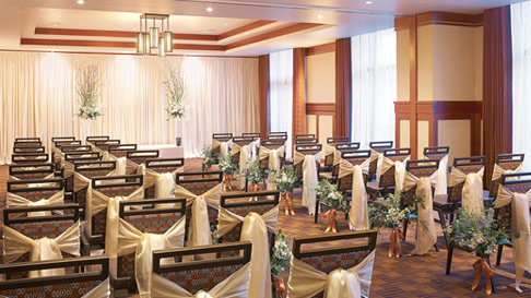 wedding ceremony set up at Ameristar Black Hawk