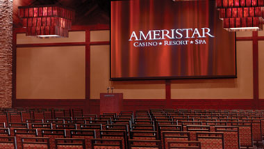 theater space set up