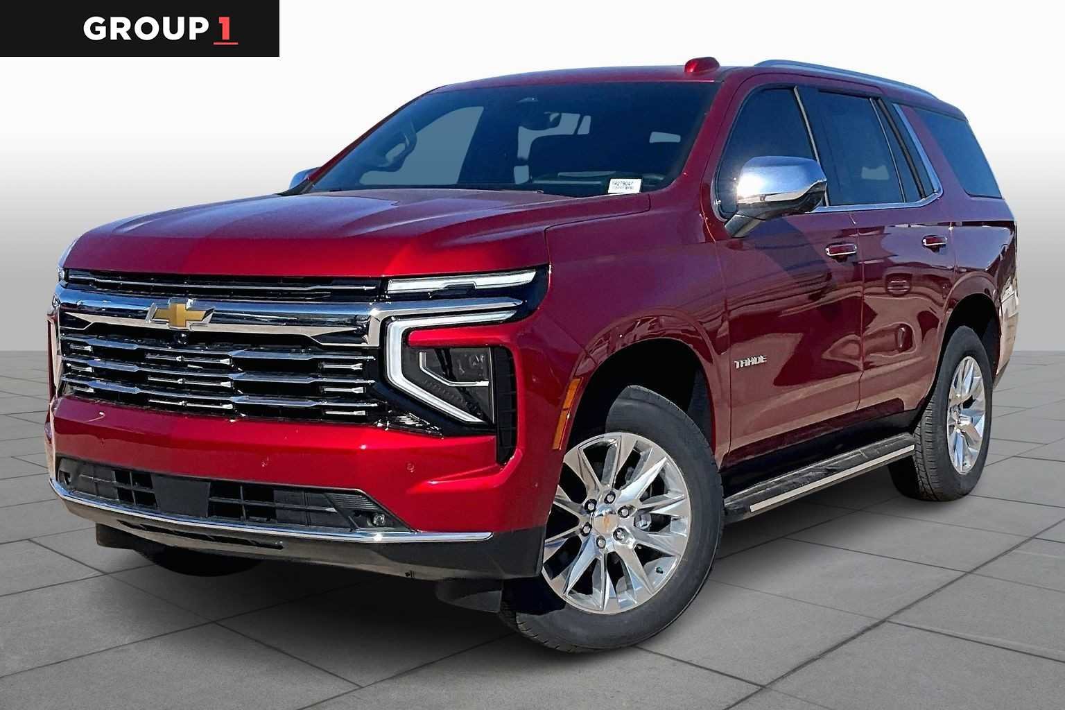 Red Chevy Tahoe